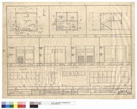 藏品(底層平面,二樓平面,剖面,西,南,東,北向立面圖,鋁門鋁窗立面)的圖片