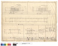 藏品(東,西向立面圖,縱,橫剖面圖,陰井,水溝,配菜台大樣圖)的圖片