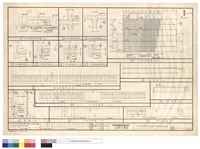 藏品(東,西,南,北側立面圖,剖面圖,天花平面圖,天花平面,收頭平面及窗簾詳圖)的圖片