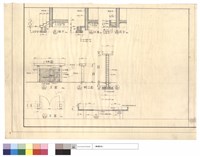 藏品(踏步,水溝,花台詳圖,立面,側立面圖)的圖片