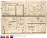 藏品(牆剖面,屋頂及基礎結構平面圖,位置圖,正,背面圖,窗立面圖,樑,版,柱基礎及地樑結構配筋圖)的圖片