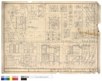藏品(大門詳圖,平面,剖面,立面圖.爐台水盤吸罩詳圖)的圖片