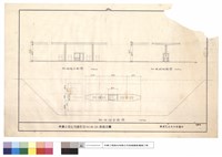 藏品(加油站正面,側面,平面圖)的圖片