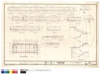 藏品(地下式基礎平面,樓梯鋼筋圖)的圖片