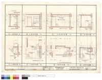 藏品(浴廁,廚房平面,剖面)的圖片