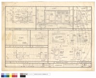 藏品(平面圖,剖面圖,明細圖,立面詳圖,鐵門)的圖片