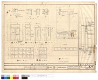 藏品(辦公室門窗立面及木門大樣,甲倉剖面圖)的圖片