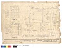 藏品(乙倉庫屋頂及基礎結構平面及結構配筋詳圖)的圖片