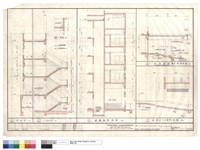 藏品(墻剖面、乙梯剖面、電梯墻剖面、雨庇、車道剖面)的圖片
