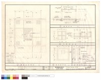 藏品(廣場鋪面大樣,迴廊剖面,花壇銅像基座平面,剖面)的圖片