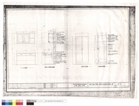 藏品(D-1立面圖，書桌、吊櫃剖面圖，衣櫃立面圖、剖面圖)的圖片