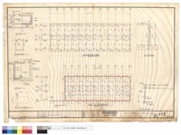 藏品(屋頂層及地下室結構平面,屋頂水箱及地下水池平面圖,擋土牆剖面圖)的圖片