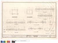 藏品(迴廊基礎、屋頂結構平面圖)的圖片