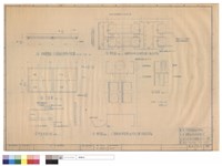 藏品(平面圖,立面圖,橫剖面,縱剖面,黑版剖面大樣圖)的圖片