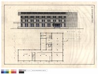 藏品(南（北）立面圖、地下室平面圖)的圖片
