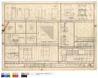 藏品(門,陰井及牆立面,剖面詳圖)的圖片