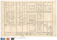 藏品(浴廁,廚房,牆平面,剖面圖)的圖片