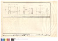 藏品(壁櫥、不鏽鋼窗立面、剖面圖)的圖片