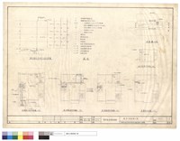 藏品(各層給水衛生平面圖、管道升位示意圖、圖例、位置圖)的圖片
