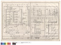 藏品(浴廁平面、剖面圖及空花磚牆剖面圖)的圖片