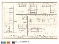 藏品(書桌、書架及床鋪剖面圖)的圖片