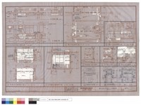 藏品(前,後陽台平面,剖面圖及花台,臥室冷氣口,陽台扶手詳圖)的圖片