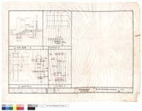 藏品(階梯大樣詳圖,分格大樣,庭園花台大樣,正門剖面圖)的圖片