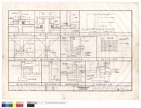 藏品(樓梯出口處防水、管道間屋頂突出、大理石門檻大樣、鋁板天花剖面、夾扳天花、低花台剖、立面、高花台、廣場前側及殘障坡道扶手詳圗)的圖片
