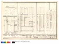藏品(牆剖面,樓梯平面,詳圖,砌玻璃磚牆,立面圖)的圖片