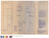 藏品(鋼索式升降機升降路,機坑及機械室平面,剖面圖,)的圖片
