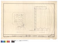 藏品(頂層配電平面,配管示意圖(剖面))的圖片