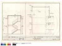 藏品(乙樓梯剖面圖,汽車升降機坑道剖面圖)的圖片