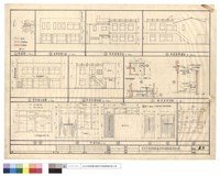 藏品(配置圖.原建築物立面.原建築物背面.原建築物側面.改修後立面圖.改修後側面圖.廚房改修詳細.門窗詳細)的圖片