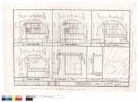 藏品(甲樓梯地下壹~伍層平面圖.甲樓梯剖面圖.甲樓梯屋頂層平面圖)的圖片