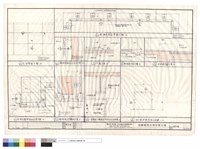 藏品(石材壁面大樣.乾掛花崗石平剖大樣.乾掛花崗石立剖大樣.門檻大樣.地坪接合處大樣.花崗石牆與窗接合處大樣.乾掛花崗石門轉角大樣.電梯間不銹鋼捲門及天花收邊詳圗.地下壹.貳層門洞立面圖)的圖片