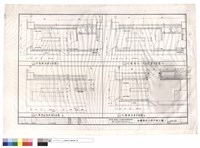 藏品(丙樓梯捌層平面圖.丙樓梯玖~貳拾貳層平面圖.丙樓梯貳拾參層平面圖.丙樓梯柒層平面圖)的圖片