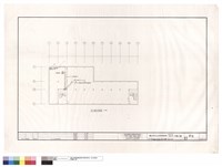 藏品(地下室給排水設備工程平面圖(男生宿舍))的圖片