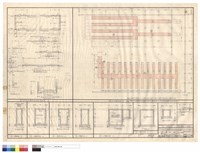 藏品(A~F管道剖面,女兒牆.電.樓梯間.屋頂水箱配筋,地下風管平面圖.管道人孔標準圖)的圖片