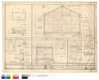 藏品(機房平面.立面,機房剖面,機房門窗詳圖,地下蓄水池詳圖,冷氣風管粉飾大樣)的圖片