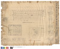 藏品(一層倉庫後半部電氣設備平面圖,接至e-1平面圖TYPICAL DETAL FOR LIGHTING AND PA PANELBOARD.PANEL 