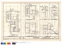 藏品(貳至柒層及屋頂層平面圖(核心區).屋頂機房層平面圖.逃生人口爬梯剖面圖)的圖片