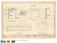 藏品(A型會議桌平面.B型會議桌平面.剖面詳圗.缺口部分側立面)的圖片