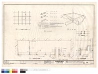 藏品(天花輕鋼架平面圖.材料規格表.示意圖.接縫詳圖.(一般辦公室)天花剖面.(梯廳)天花剖面.垂直版面接縫詳圖.天花詳圖)的圖片