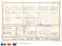 藏品(鋁.木門窗立面,木門剖面大樣,不銹鋼扶手立面)的圖片