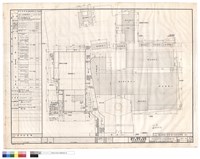 藏品(面積計算表,基地配置及道路排水系統平面圖)的圖片