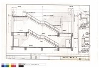 藏品(丁樓梯剖面展開圖.踏步大樣.踏步邊緣大樣)的圖片