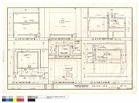 藏品(屋頂水箱及儲藏室平面詳圖,屋頂水箱及儲藏室屋頂平面詳圖,屋頂水箱及储藏室剖面詳圗,不銹鋼人孔蓋詳圖,地下壹層水箱平面詳圖,地下壹層水箱頂版平面詳圖,地下壹層水箱剖面圖)的圖片