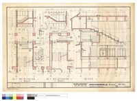 藏品(丙樓梯與丁樓梯二樓及三樓平面圖.剖面圖)的圖片