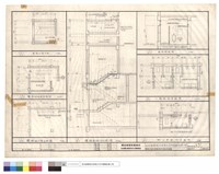 藏品(樓梯平面.剖面圖,廁所平面.剖面圖)的圖片