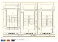藏品(禮堂丙樓梯屋頂層平面圖.禮堂丁樓梯地下貳.參層平面圖(文康活動中心))的圖片
